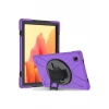 Newface Samsung Galaxy T220 Tab A7 Lite 8.7 Kılıf Amazing Tablet Kapak - Mor