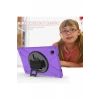 Newface Samsung Galaxy T220 Tab A7 Lite 8.7 Kılıf Amazing Tablet Kapak - Mor