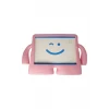 Newface Samsung Galaxy T220 Tab A7 Lite 8.7 Kılıf Karakter Tablet Silikon - Açık Pembe