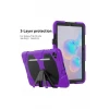 Newface Samsung Galaxy T500 Tab A7 10.4 Kılıf Griffin Tablet Kapak - Mor