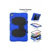 Newface Samsung Galaxy T510 Tab A 10.1 Kılıf Griffin Tablet Kapak - Mavi