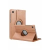 Newface Samsung Galaxy Tab A11 360 Tablet Deri Kılıf - Rose Gold
