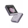 Newface Samsung Galaxy Z Flip 5 Kılıf Magneticsafe Şeffaf Silikon - Şeffaf