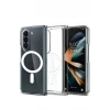Newface Samsung Galaxy Z Fold 5 Kılıf Magneticsafe Şeffaf Silikon - Şeffaf