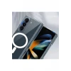 Newface Samsung Galaxy Z Fold 5 Kılıf Magneticsafe Şeffaf Silikon - Şeffaf