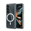 Newface Samsung Galaxy Z Fold 6 Kılıf Magneticsafe Şeffaf Silikon - Şeffaf