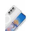Newface Samsung Galaxy Z Fold 7 Kılıf Magneticsafe Şeffaf Silikon - Şeffaf