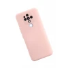 Newface Tecno Camon 16 Kılıf Nano içi Kadife Silikon - Pudra