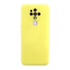 Newface Tecno Camon 16 Kılıf Nano içi Kadife Silikon - Sarı
