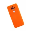 Newface Tecno Camon 16 Kılıf Nano içi Kadife Silikon - Turuncu