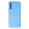 Newface Tecno Camon 18 Kılıf First Silikon - Mavi