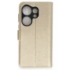Newface Tecno Camon 20 Prime Trend S Plus Kapaklı Kılıf - Gold