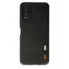 Newface Vivo Y11S Kılıf Loop Deri Silikon - Siyah