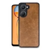 Newface Vivo Y18 Kılıf Aras Deri Kapak - Taba