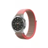 Newface Watch 22mm Hasırlı Cırtcırtlı Kordon - Pembe