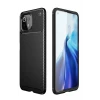 Newface Xiaomi Mİ 11 Lite Kılıf Auto Focus Karbon Kapak - Siyah