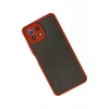 Newface Xiaomi Mİ 11 Lite Kılıf Montreal Silikon Kapak - Kırmızı