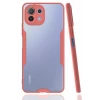 Newface Xiaomi Mİ 11 Lite Kılıf Platin Silikon - Pembe