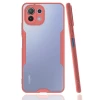Newface Xiaomi Mİ 11 Lite Kılıf Platin Silikon - Pembe
