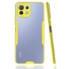 Newface Xiaomi Mİ 11 Lite Kılıf Platin Silikon - Sarı
