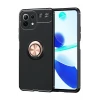 Newface Xiaomi Mİ 11 Lite Kılıf Range Yüzüklü Silikon - Siyah-Gold