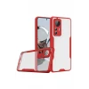 Newface Xiaomi Mi 12T Kılıf Platin Silikon - Kırmızı