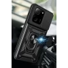 Newface Xiaomi Mi 13T Pro Kılıf Pars Lens Yüzüklü Silikon - Yeşil