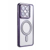 Newface Xiaomi Mi 14T Pro Joke Simli Magneticsafe Kılıf - Derin Mor