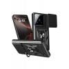 Newface Xiaomi Mi 15T Pars Lens Yüzüklü Silikon - Siyah