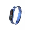 Newface Xiaomi Mi Band 4 Metal Baklalı Kordon - Mavi