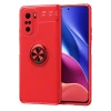 Newface Xiaomi Poco F3 Kılıf Range Yüzüklü Silikon - Kırmızı