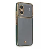 Newface Xiaomi Poco M5 Kılıf Liva Lens Silikon - Yeşil