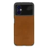 Newface Xiaomi Poco M5 Kılıf Loop Deri Silikon - Kahverengi