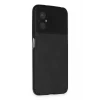 Newface Xiaomi Poco M5 Kılıf Loop Deri Silikon - Siyah