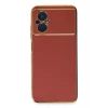 Newface Xiaomi Poco M5 Kılıf Volet Silikon - Kırmızı
