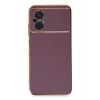 Newface Xiaomi Poco M5 Kılıf Volet Silikon - Mor