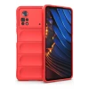 Newface Xiaomi Poco X4 Pro 5G Kılıf Optimum Silikon - Kırmızı
