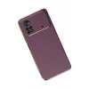 Newface Xiaomi Poco X4 Pro 5G Kılıf Volet Silikon - Mor