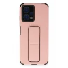 Newface Xiaomi Poco X5 5G Kılıf Mega Standlı Silikon - Pudra