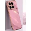 Newface Xiaomi Poco X6 Pro Kılıf Volet Silikon - Mor