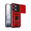 Newface Xiaomi Poco X8 Pro Max Pars Lens Yüzüklü Silikon - Kırmızı