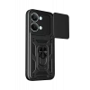 Newface Xiaomi Poco X8 Pro Max Pars Lens Yüzüklü Silikon - Siyah