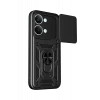 Newface Xiaomi Poco X8 Pro Max Pars Lens Yüzüklü Silikon - Siyah