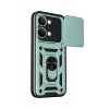 Newface Xiaomi Poco X8 Pro Max Pars Lens Yüzüklü Silikon - Yeşil