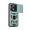 Newface Xiaomi Poco X8 Pro Max Pars Lens Yüzüklü Silikon - Yeşil