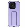Newface Xiaomi Redmi 10C Kılıf Mega Standlı Silikon - Lila