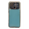 Newface Xiaomi Redmi 10C Kılıf Razer Lensli Silikon - Gold