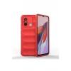 Newface Xiaomi Redmi 12C Kılıf Optimum Silikon - Kırmızı