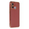 Newface Xiaomi Redmi 12C Kılıf Volet Silikon - Kırmızı