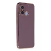 Newface Xiaomi Redmi 12C Kılıf Volet Silikon - Mor